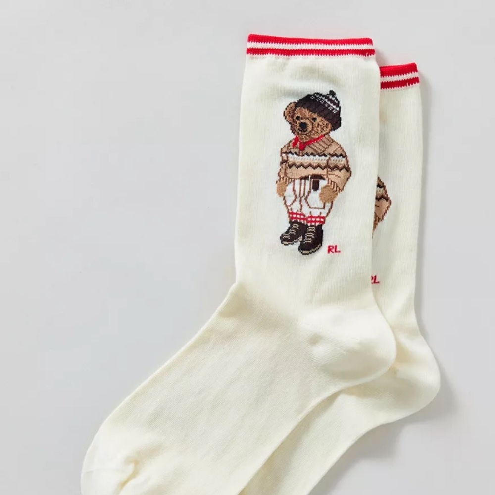 NWT 🏷️ Polo Ralph Lauren Bear Socks